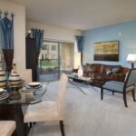 1 Bedroom Model, Living Area